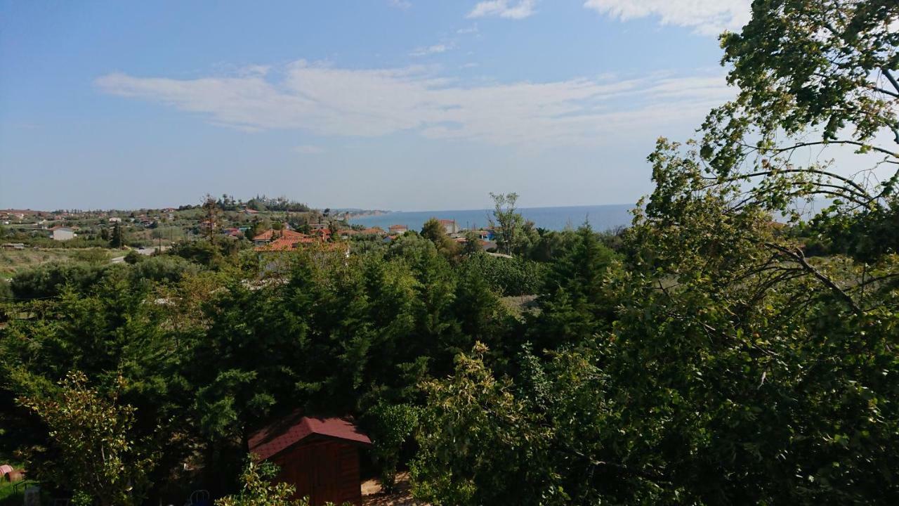 Apartamento Stone House With Seaview Nea Poteidaia Exterior foto