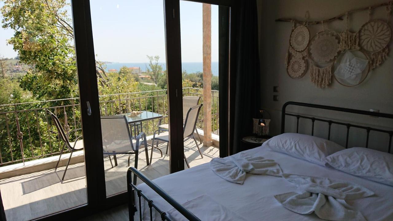 Apartamento Stone House With Seaview Nea Poteidaia Exterior foto